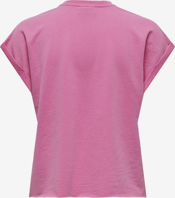 ONLY Μπλουζάκι 'LUCINDA' σε ροζ