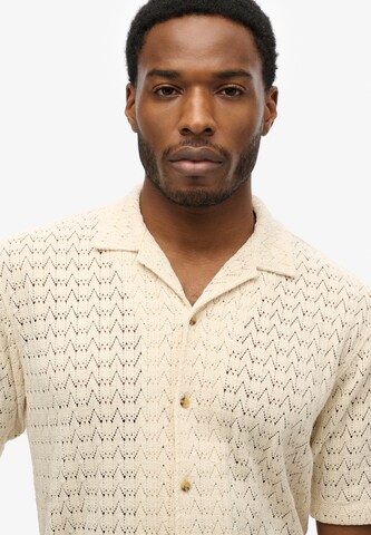 Fit confort Chemise Superdry en beige