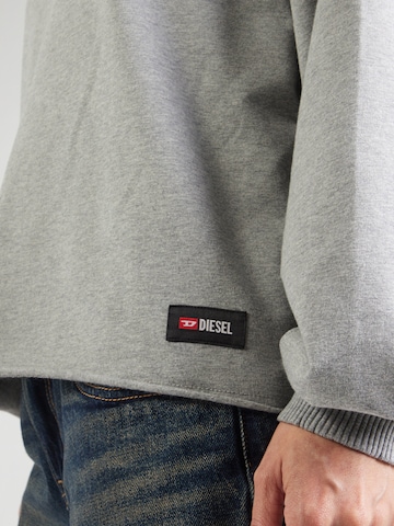 Sweat-shirt 'PATRICIA-D-CORE' DIESEL en gris