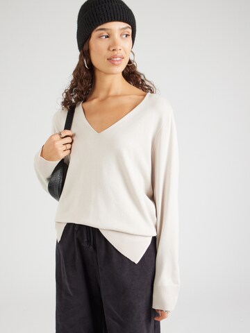 Pull-over 'VMSilje' VERO MODA en beige : devant