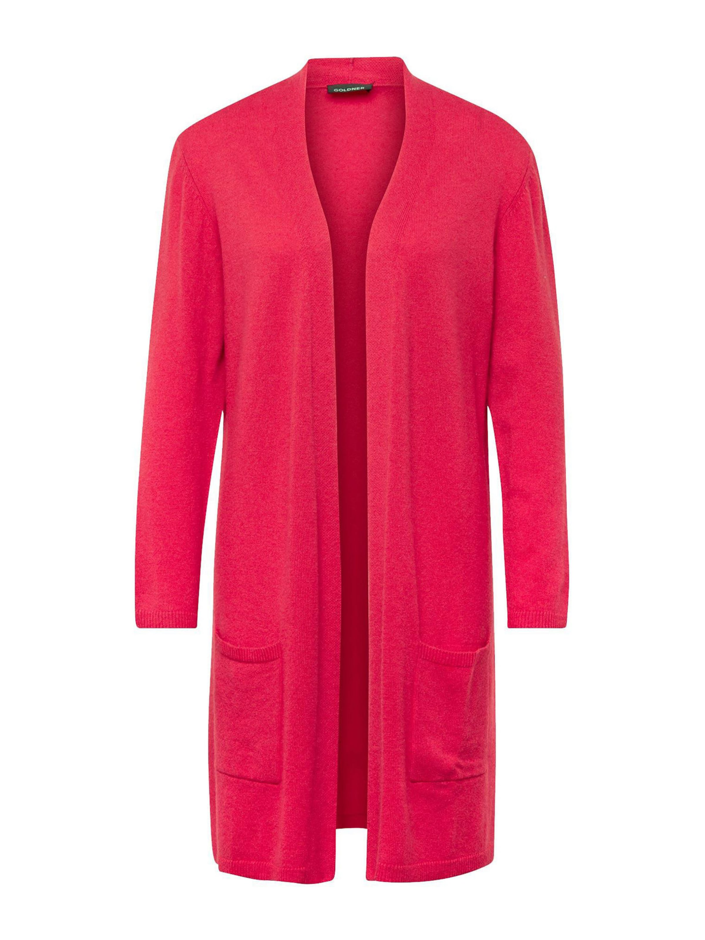 Goldner Gebreid vest in Roze: voorkant