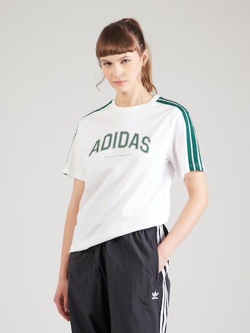 T-shirt fonctionnel ADIDAS SPORTSWEAR en blanc : devant