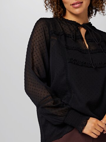 Camicia da donna 'Ginny' di Guido Maria Kretschmer Curvy in nero