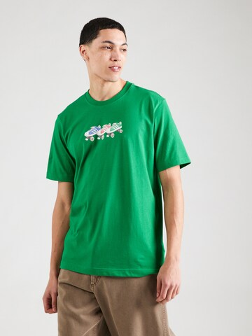 ADIDAS ORIGINALS Футболка 'ROLLER' в Зеленый: спереди