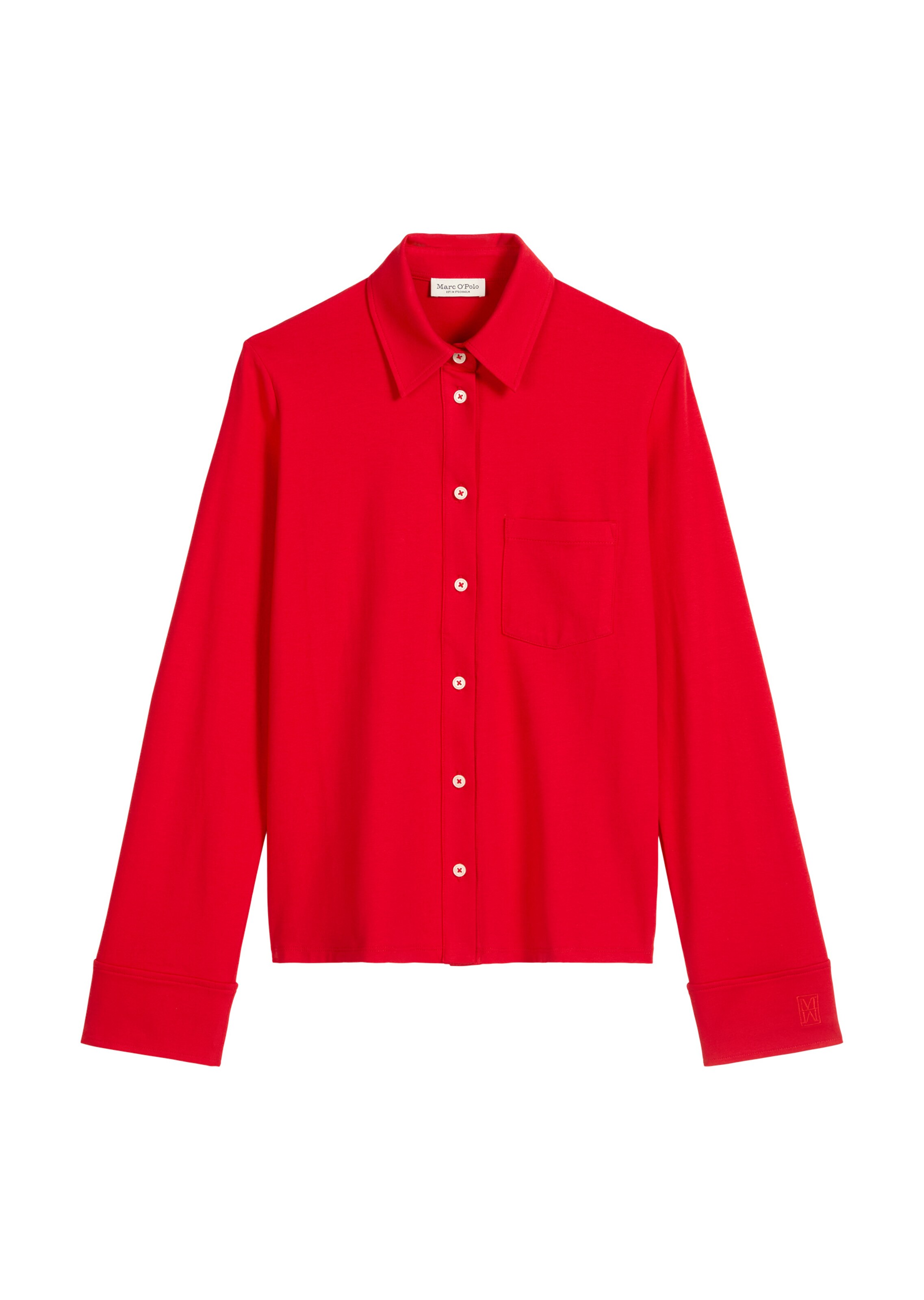 Marc O'Polo Bluse in rot, Produktansicht