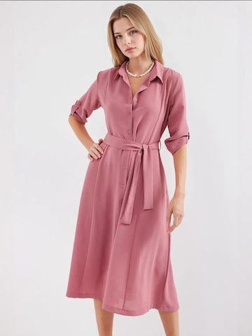 Bigdart - Vestidos camiseiros em rosa