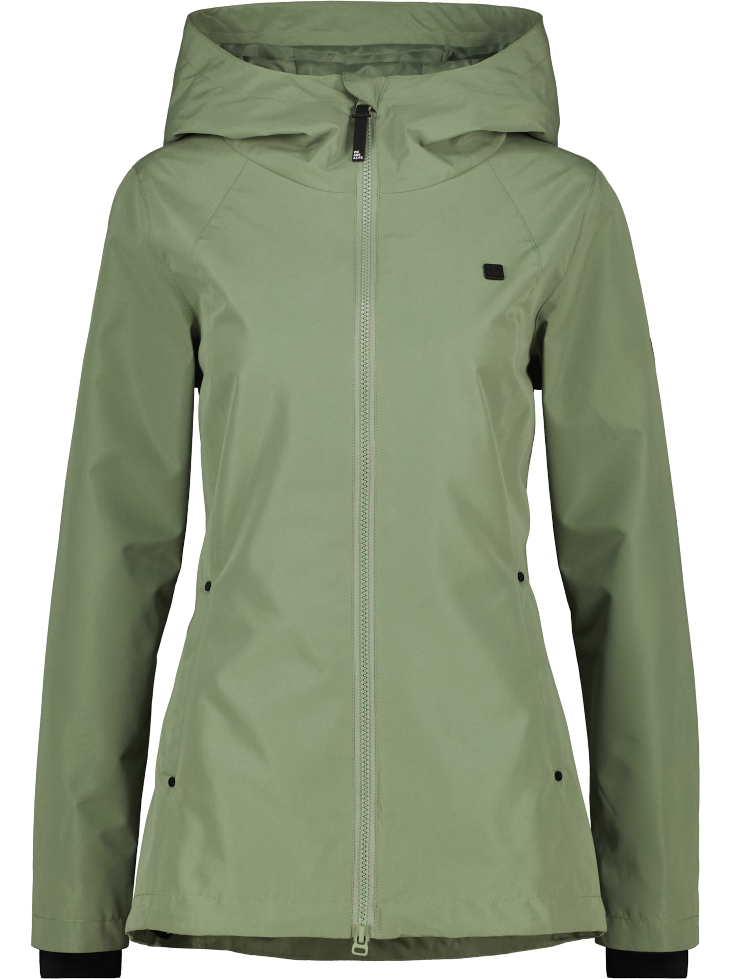 Geacă de primăvară-toamnă 'KanaAK A' de la alife & kickin pe verde: față