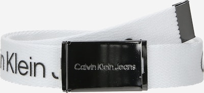 Calvin Klein Jeans Gürtel in dunkelgrau / schwarzmeliert / weiß, Produktansicht