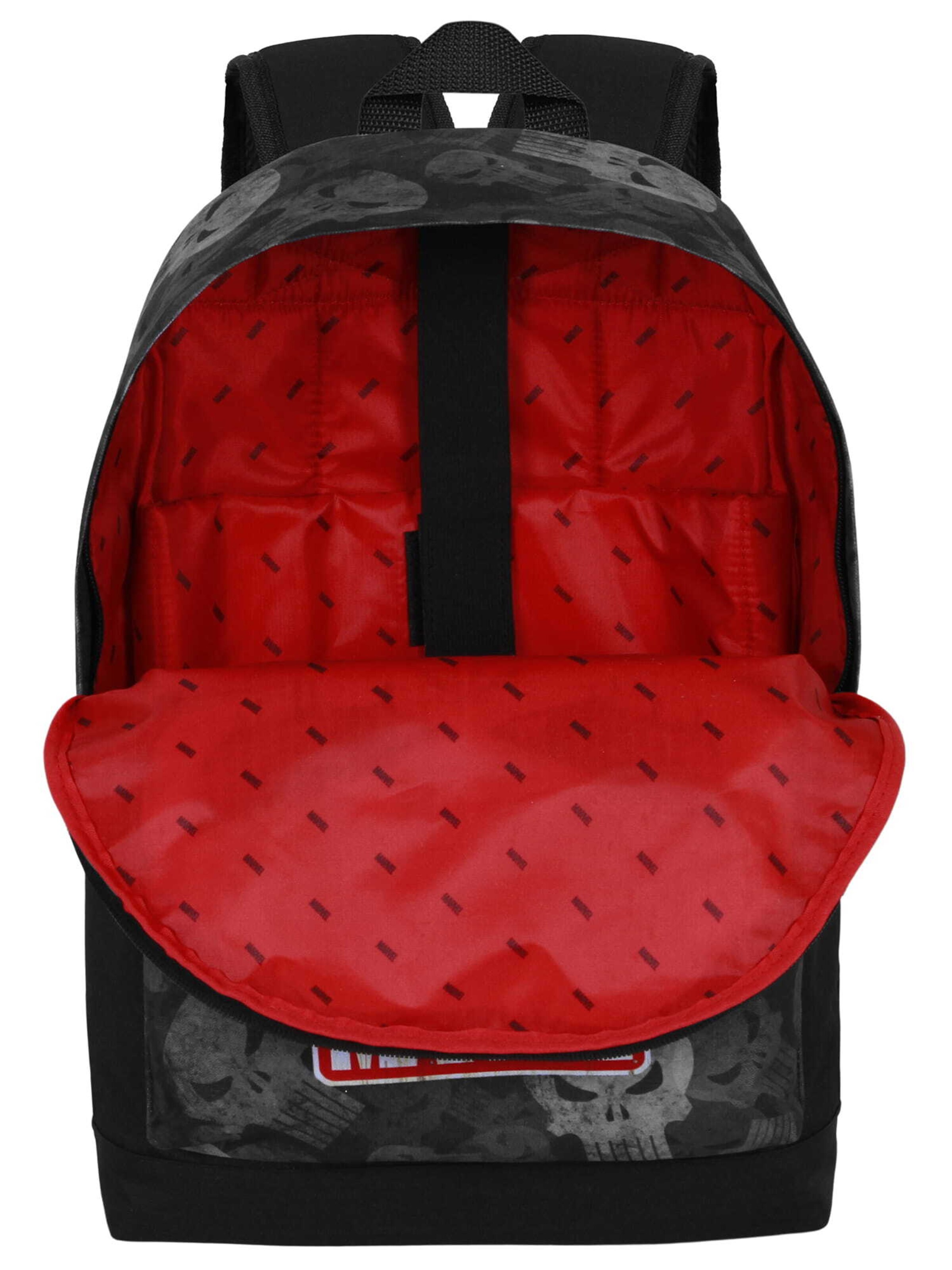 marvel Backpack 'Punisher Skull' in Black