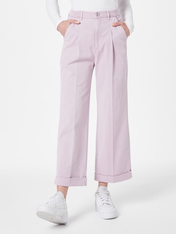 Wide Leg Pantalon à pince 'MATILDE' GUESS en violet : devant