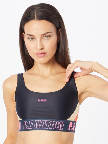 Bustier Soutien-gorge P.E Nation en noir : devant