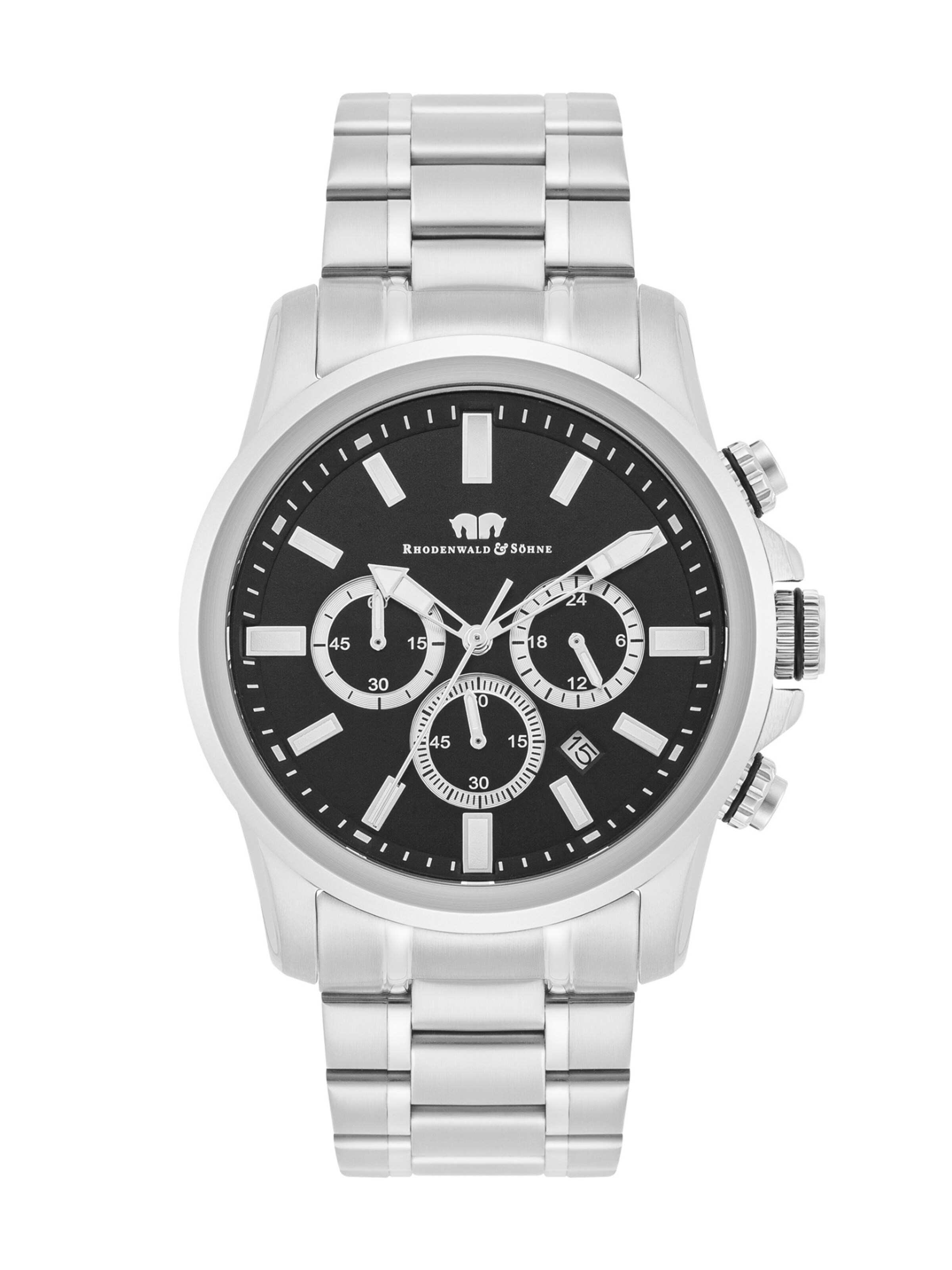 Rhodenwald & Söhne Analoog horloge in Zilver: voorkant