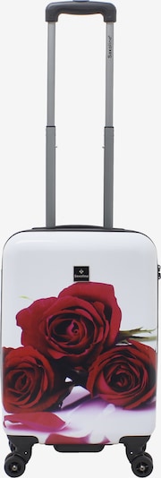 Saxoline Trolley 'Roses' in rot / weiß, Produktansicht