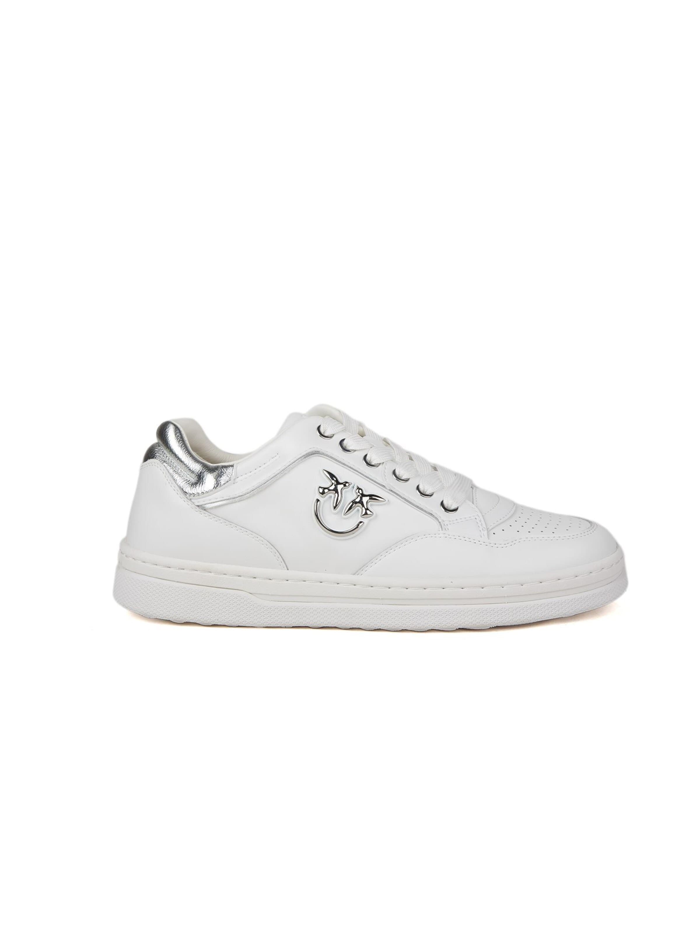 Sneaker bassa 'Mandy 21 - Sneaker Calf Leather' di PINKO in bianco
