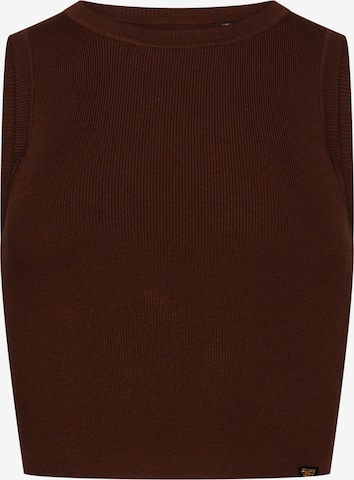 Superdry Top in Brown: front