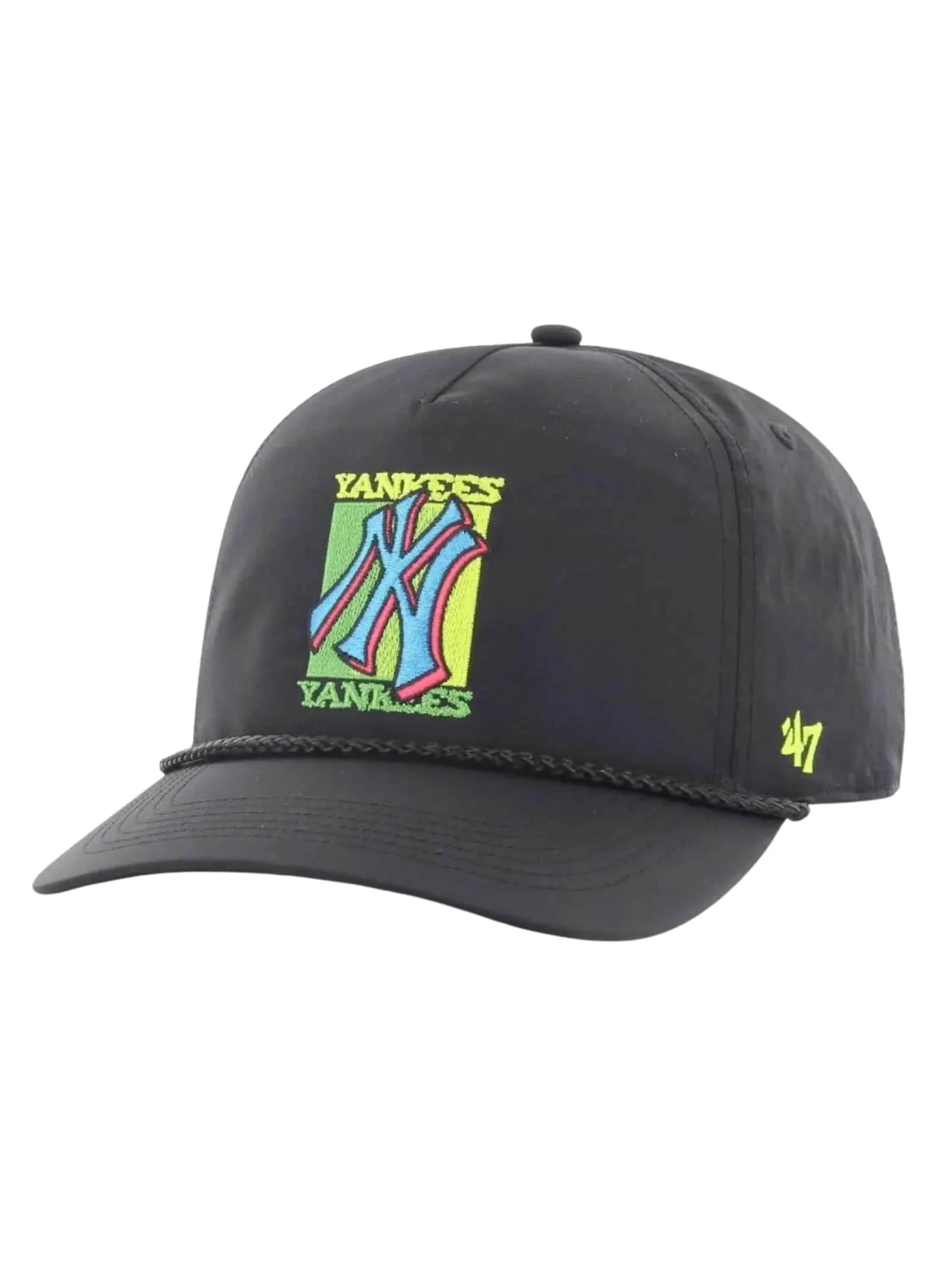 47 BrandŠilterica 'Gorra 47 brand negra yankees performance hitch cap' - crna boja: prednji dio