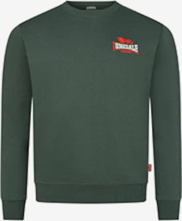 LONSDALE Sweatshirt 'Lympstone' in Green: front