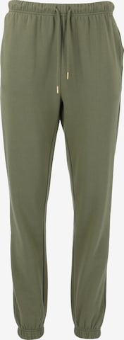 ENDURANCE Tapered Workout Pants 'Sartine' in Green: front