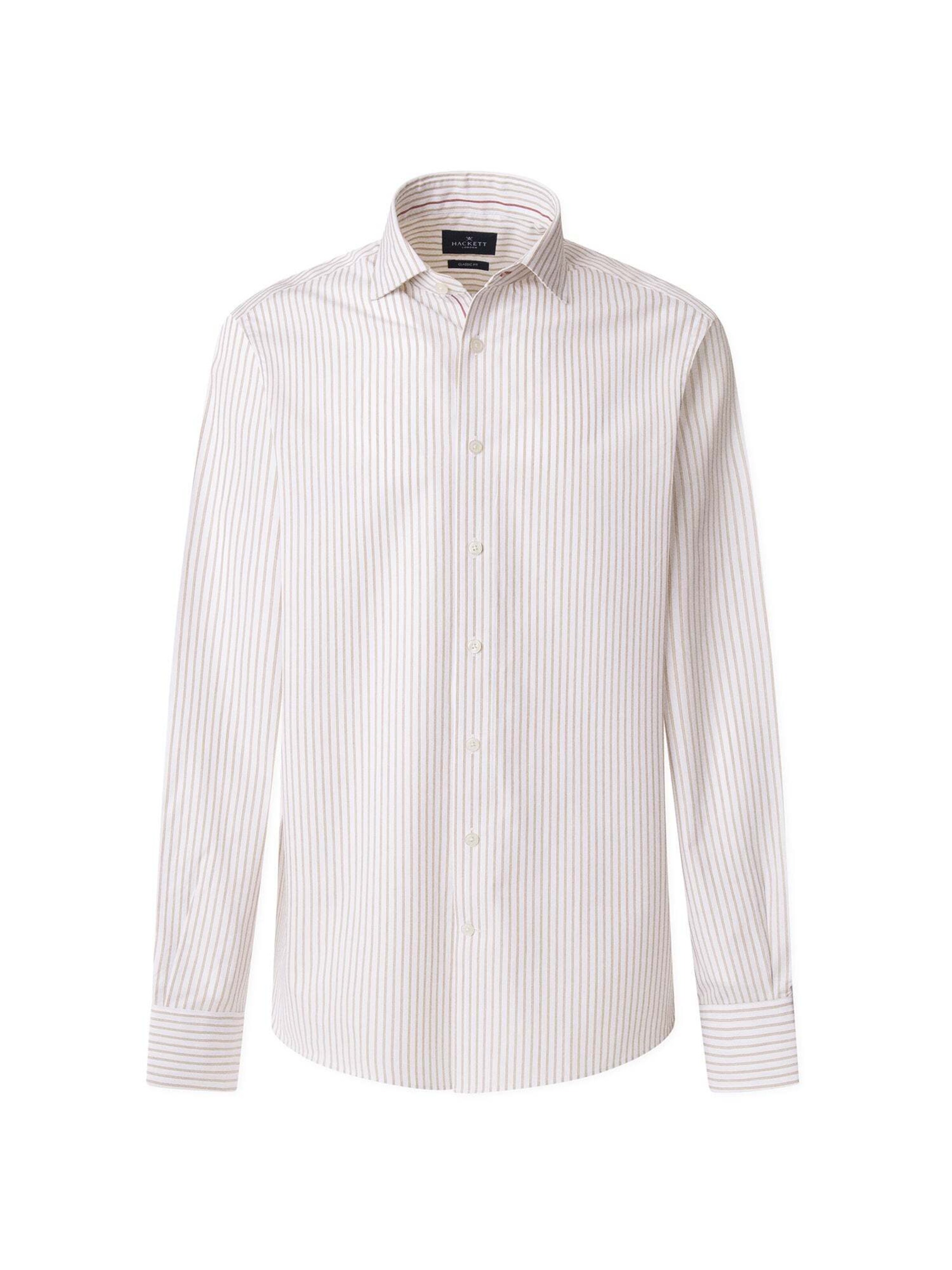 Hackett London Overhemd in Wit: voorkant