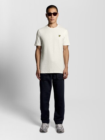 T-Shirt 'Fine Slub' Lyle & Scott en beige