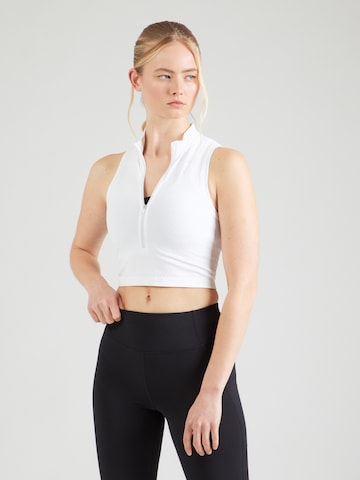 ICANIWILL Sporditopp 'Ignite', värv valge: eest vaates