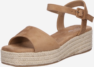 ABOUT YOU Sandal 'Valentina' i brun: framsida