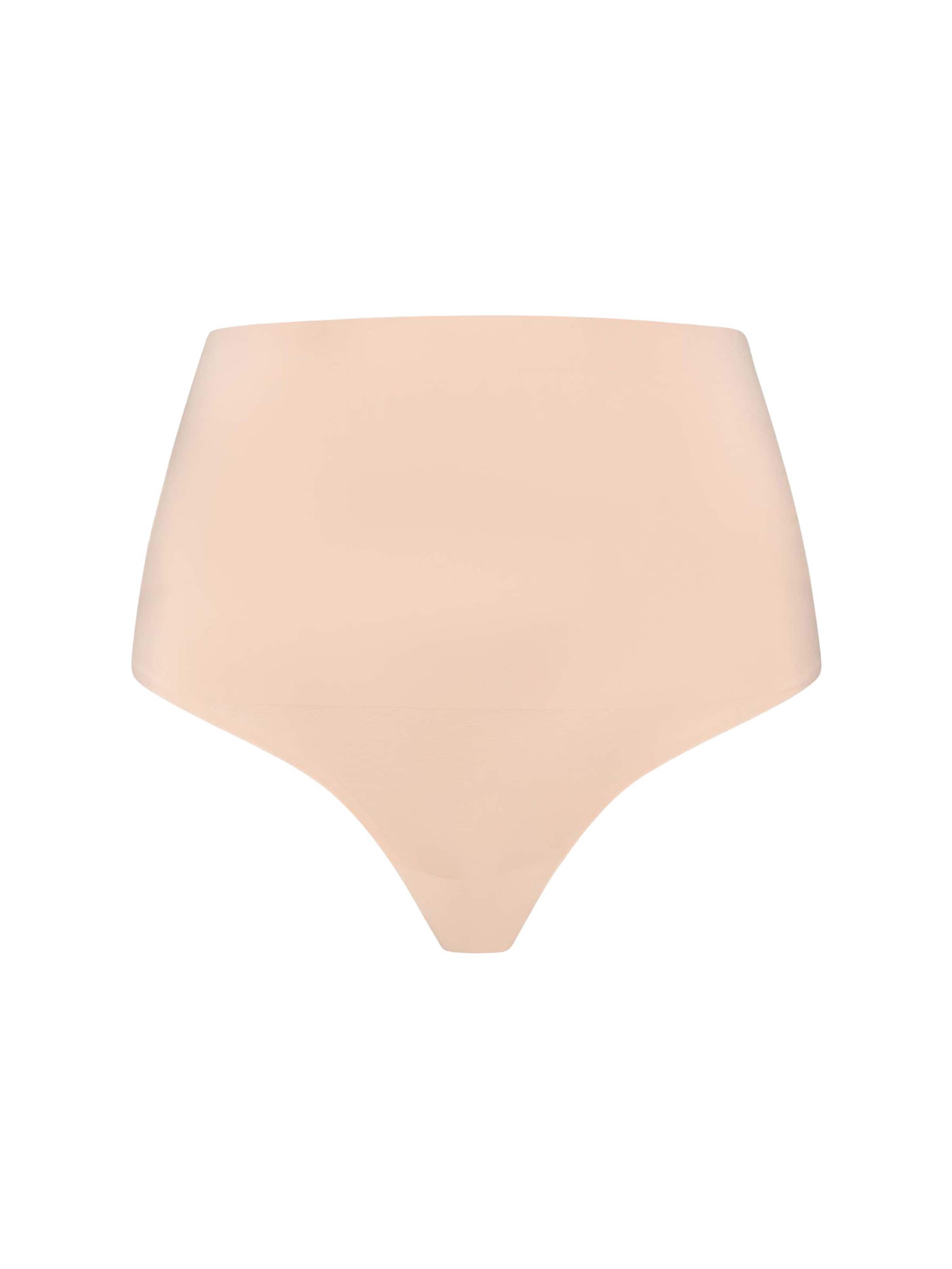 Bye Bra - Cueca modeladora em bege: frente