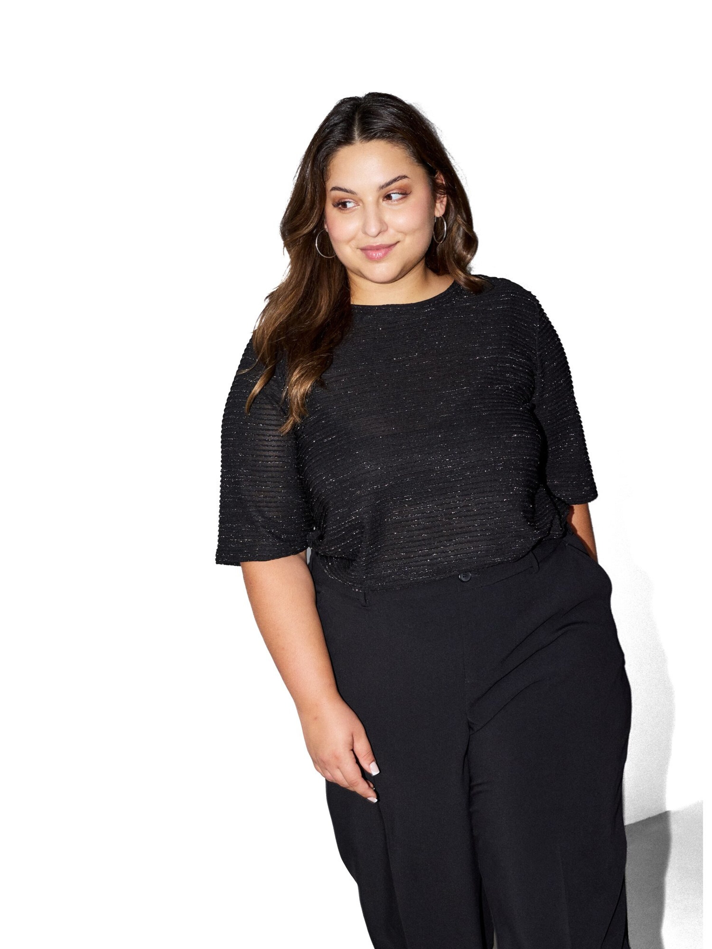 Camicia da donna di Zizzi in nero