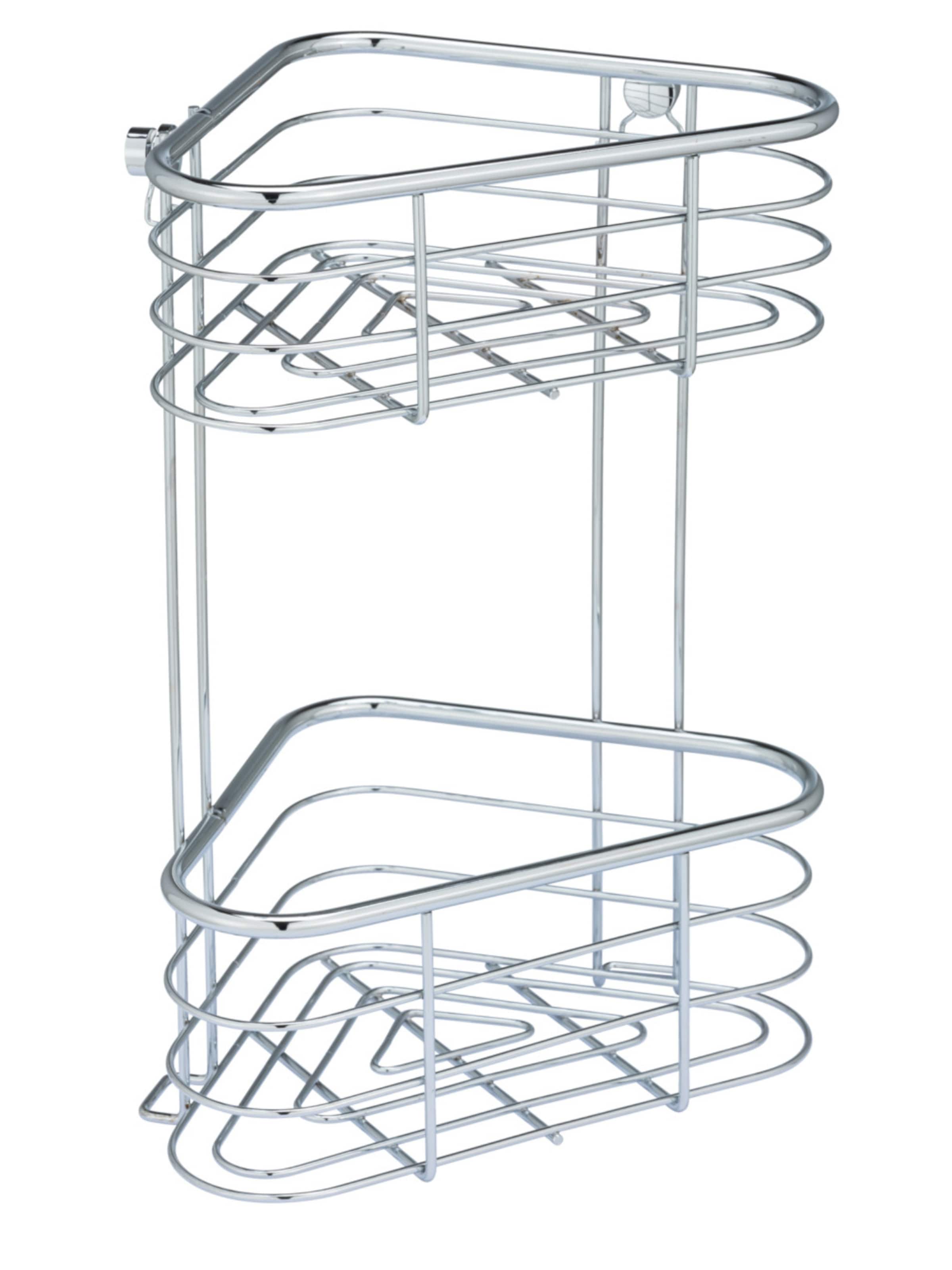 Wenko Eckregal 'Trestina' in Silber: Vorderseite