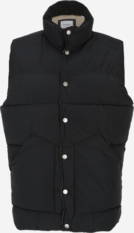 Gilet 'LAKEWOOD' di Jack & Jones Plus in nero: frontale