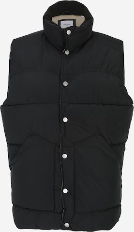 Gilet 'LAKEWOOD' Jack & Jones Plus en noir : devant