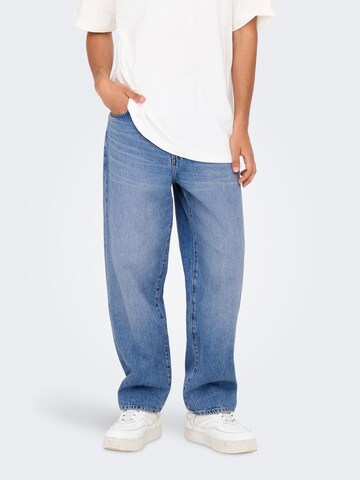 Loosefit Jeans 'ONSFADE' di Only & Sons in blu: frontale