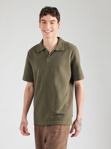 T-Shirt QS en vert : devant