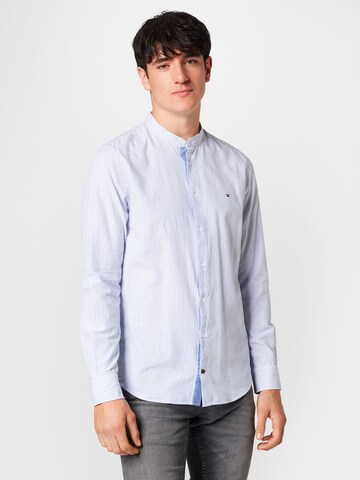 Tommy Hilfiger Tailored Regular fit Button Up Shirt in Blue: front