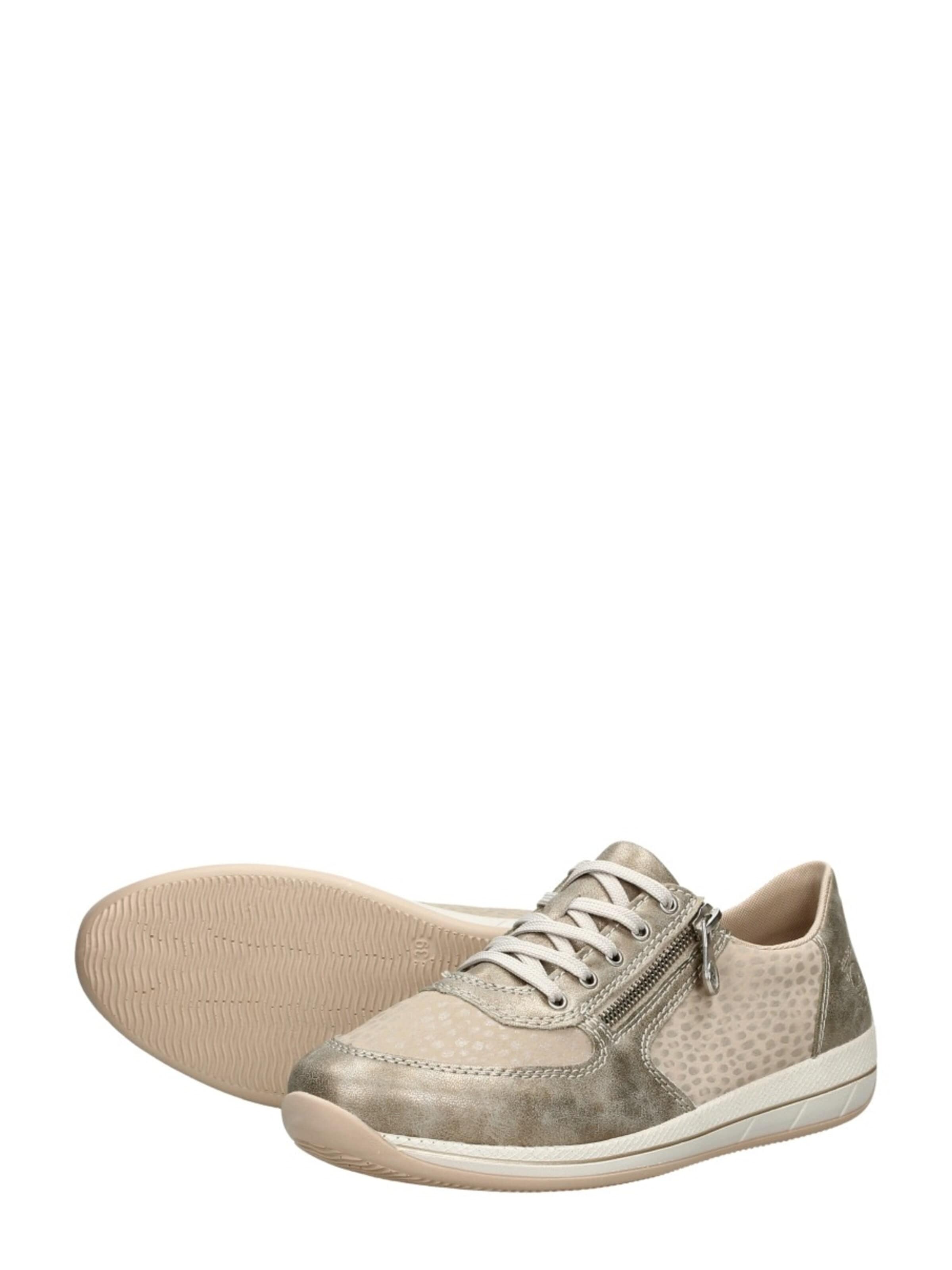 Chaussure à lacets 'Veterschoenen Laag' Rieker en beige
