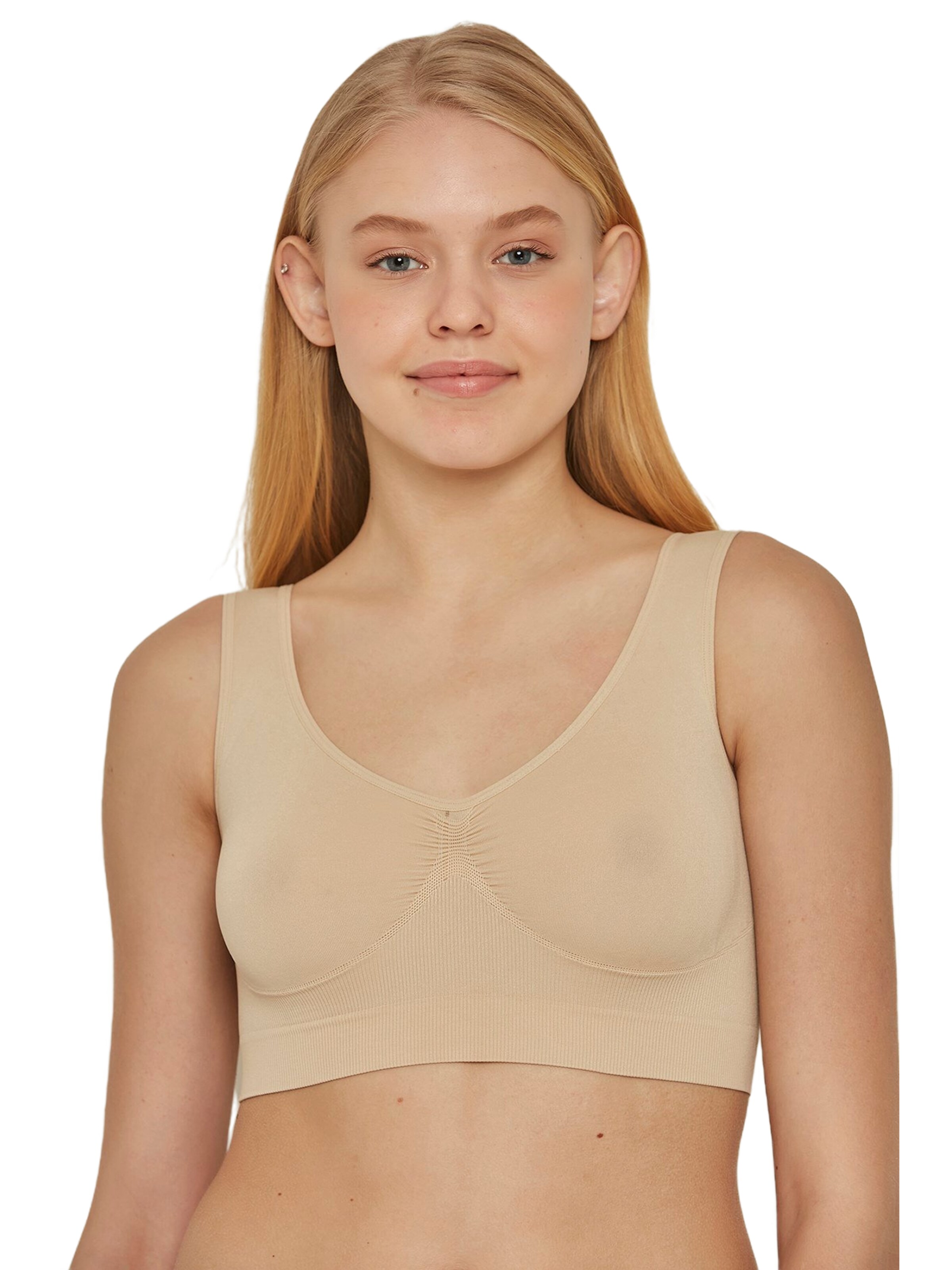 C&City Bustier BH in Beige: Vorderseite