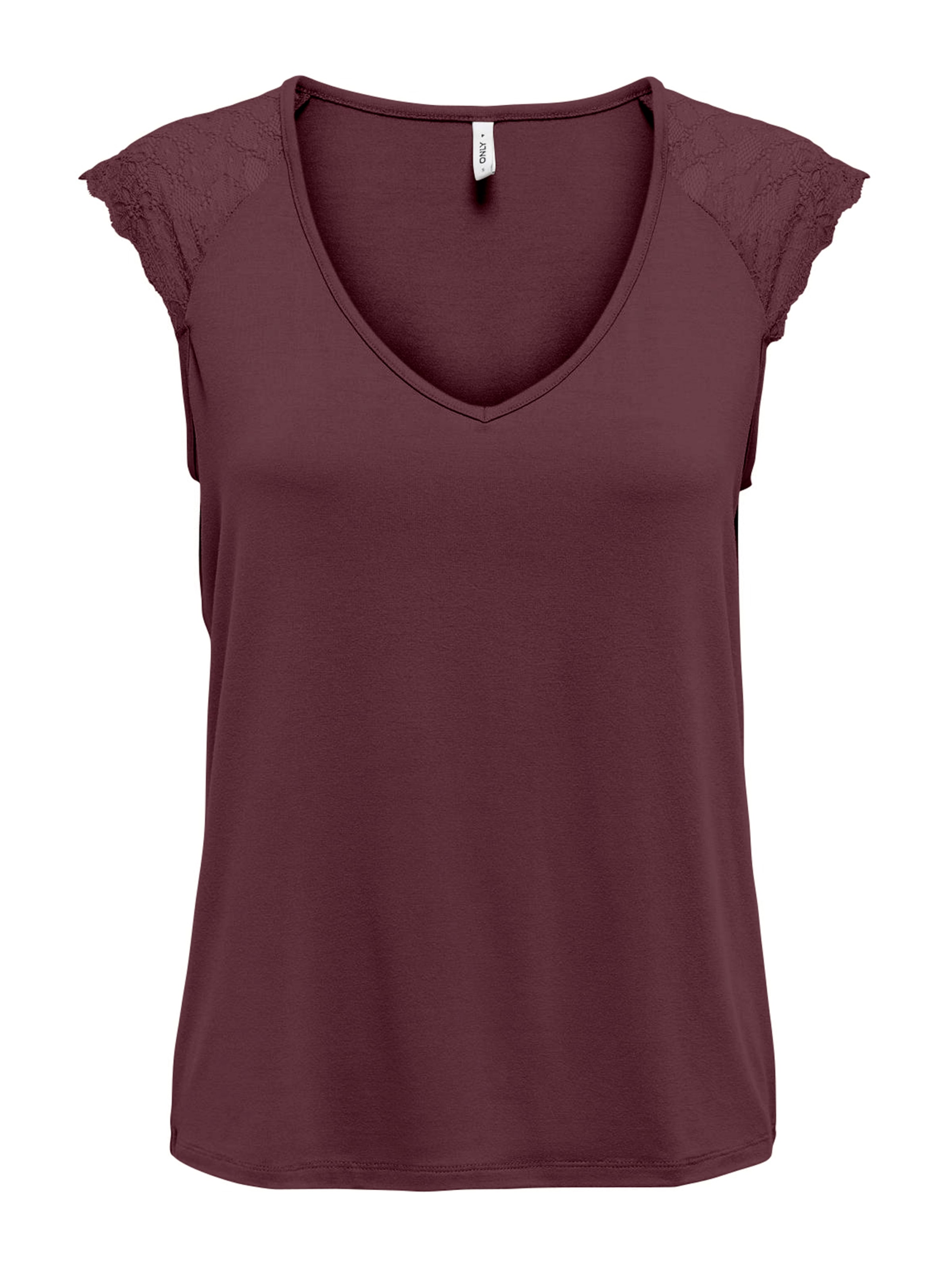 T-shirt 'ONLPETRA' ONLY en violet : devant