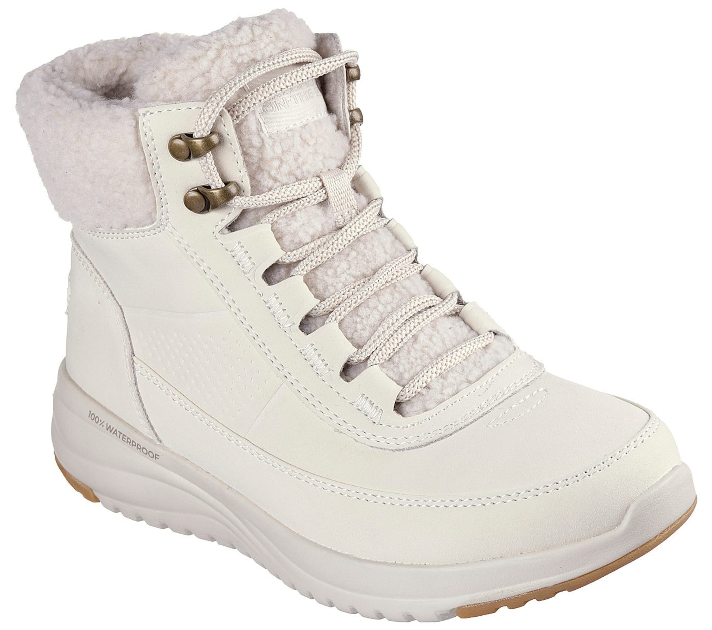 Bottines à lacets SKECHERS en blanc : devant