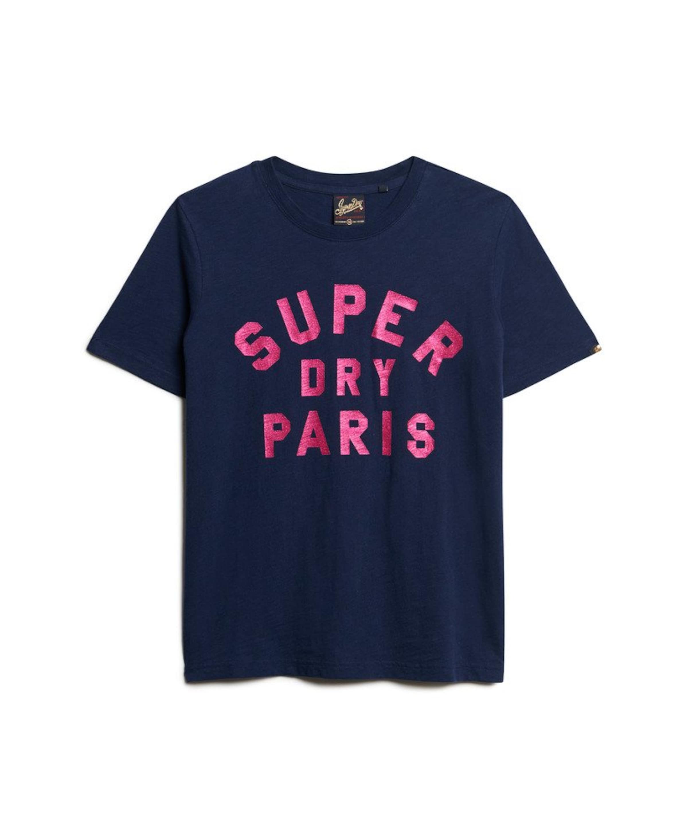 Maglietta di Superdry in blu: frontale