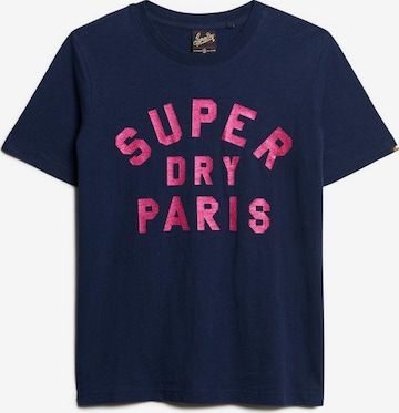 Superdry Shirt in Blauw: voorkant