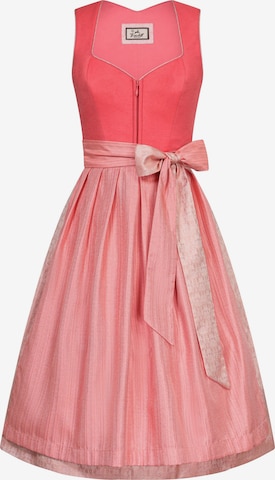 Trachtl Dirndl 'Trachtenkleid Anneli' in Orange: front