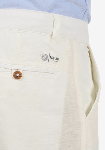 !Solid Regular Pants 'Loras' in White