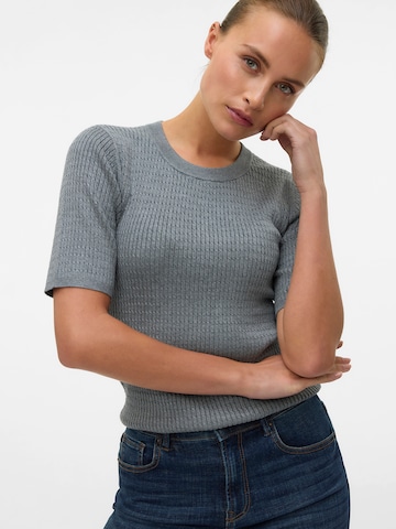VERO MODA - Jersey 'VMSILJE' en gris: frente