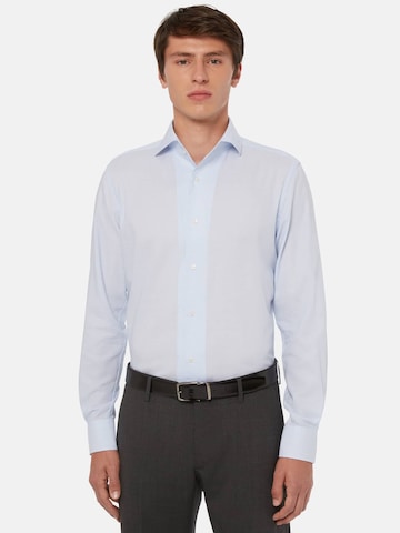 Boggi Milano Regular Fit Hemd in Blau: predná strana