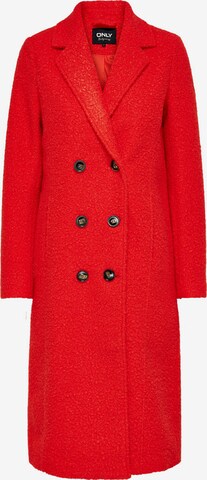 ONLY Between-seasons coat 'Piper' in Red: front