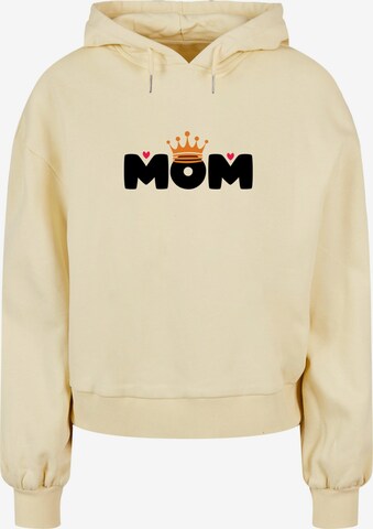 Merchcode Sweatshirt 'Mothers Day' in Gelb: predná strana