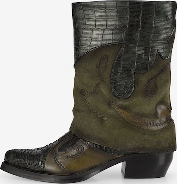 FELMINI Cowboy Boots in Green