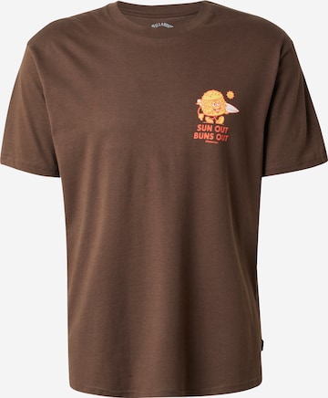 BILLABONG T-Shirt 'GIMMICKS' in Braun: Vorderseite