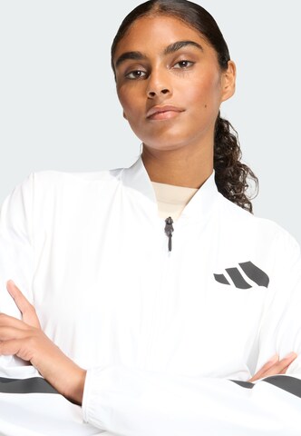 ADIDAS SPORTSWEAR Performance Jacket 'Z.N.E.' in White