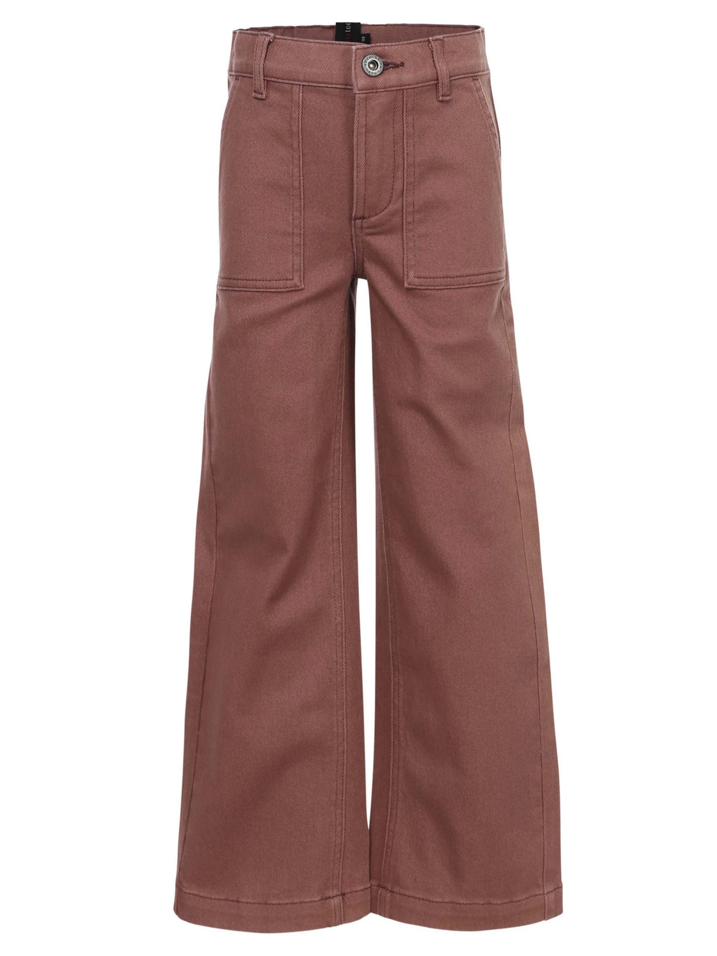 Looxs Revolution Wide leg Trousers in Pink: front